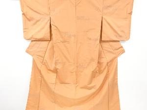 アンティーク　樹木模様織り出し手織り紬着物